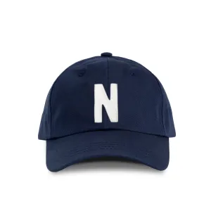 Letter N Baseball Hat Navy