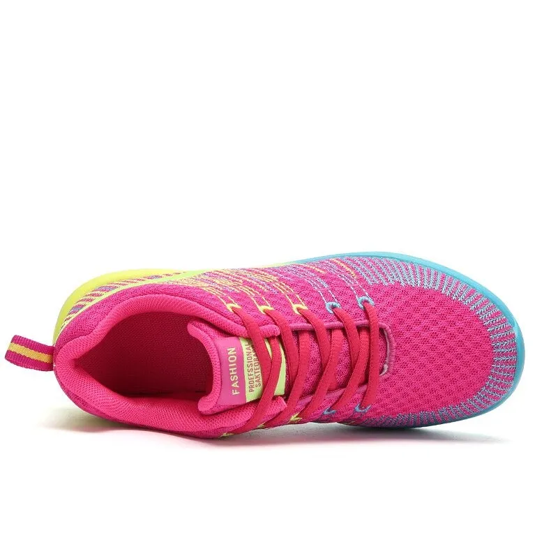 Light and Breathable Vibrant Shoes for Jogging and Exercise