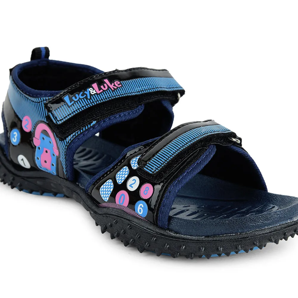 Lucy & Luke by Liberty Kids 8074-303 N.Blue Casual Sandal