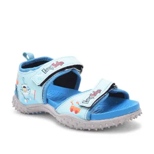 Lucy & Luke S.Blue Casual Sandal For Kids 8074-301 By Liberty