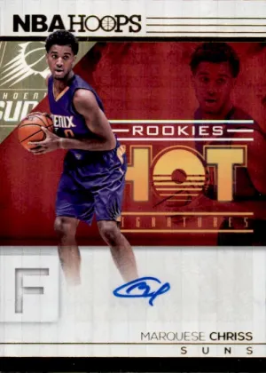 Marquese Chriss, Hot Rookies, Signature, 2016-17 Panini Hoops Basketball NBA