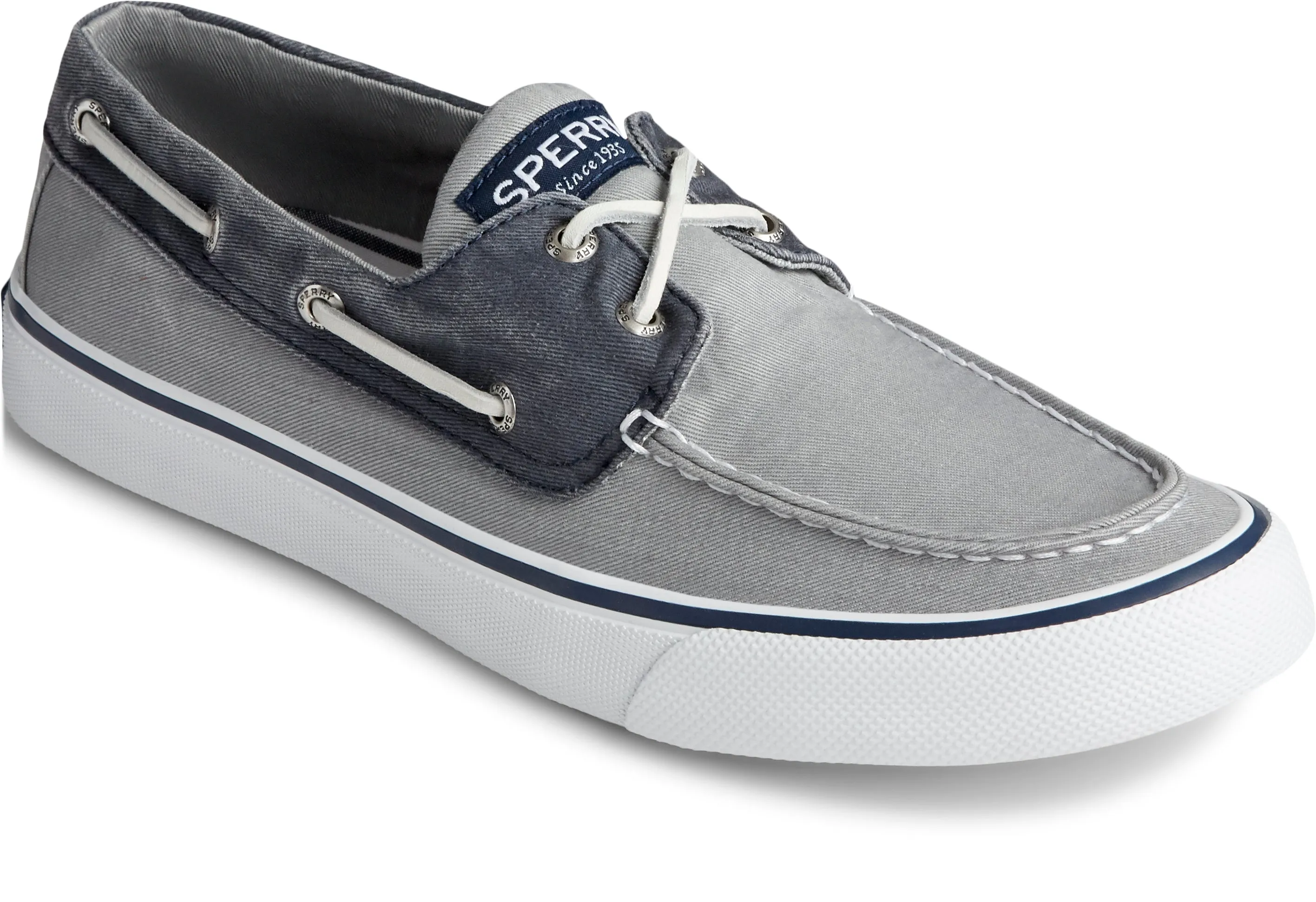 Men's Bahama II Salt Washed Canvas Grey/Navy