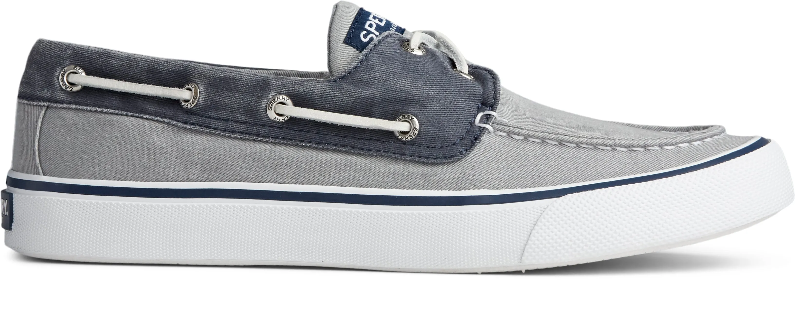 Men's Bahama II Salt Washed Canvas Grey/Navy