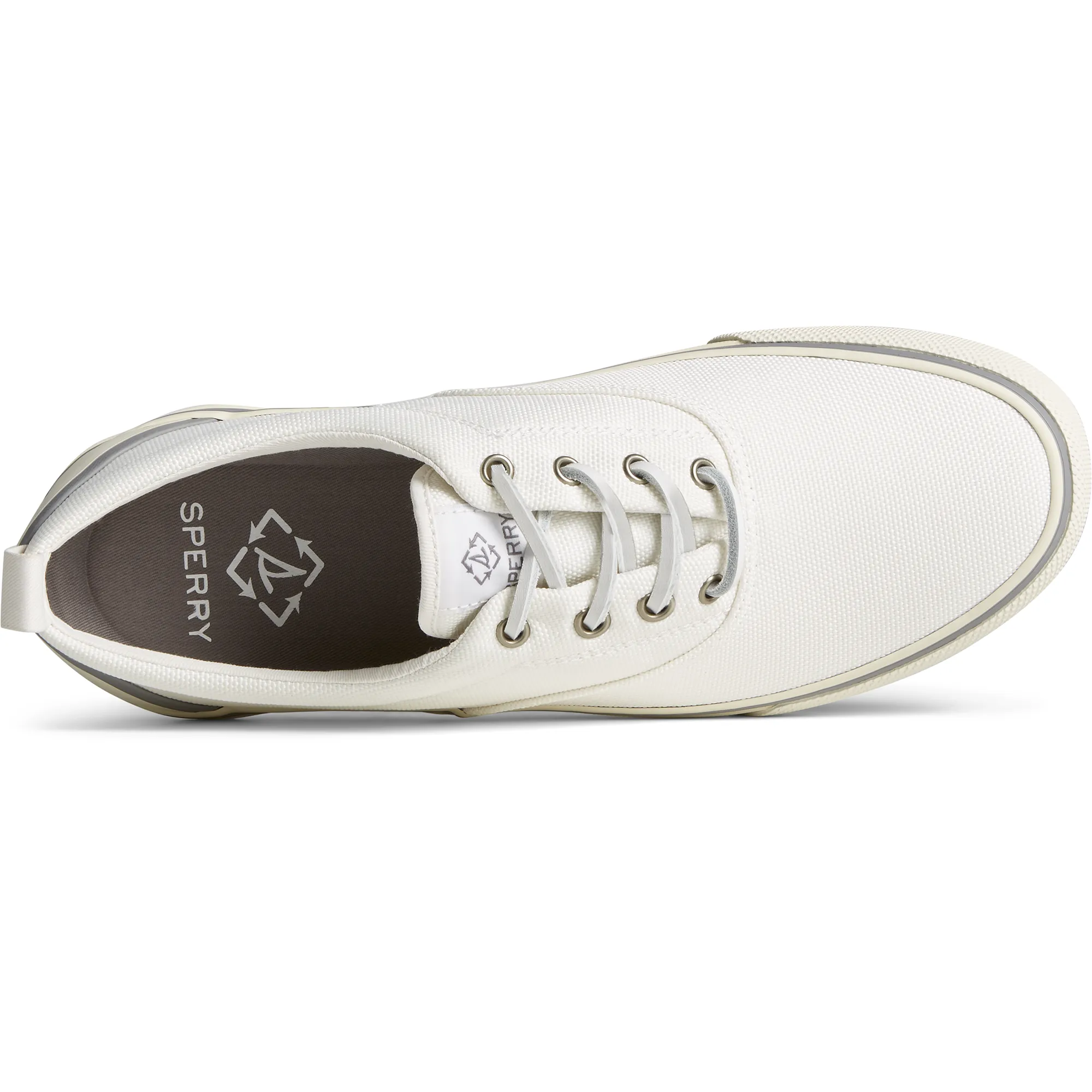 Men's SeaCycled™ Striper II CVO Sneaker - White (STS24721)