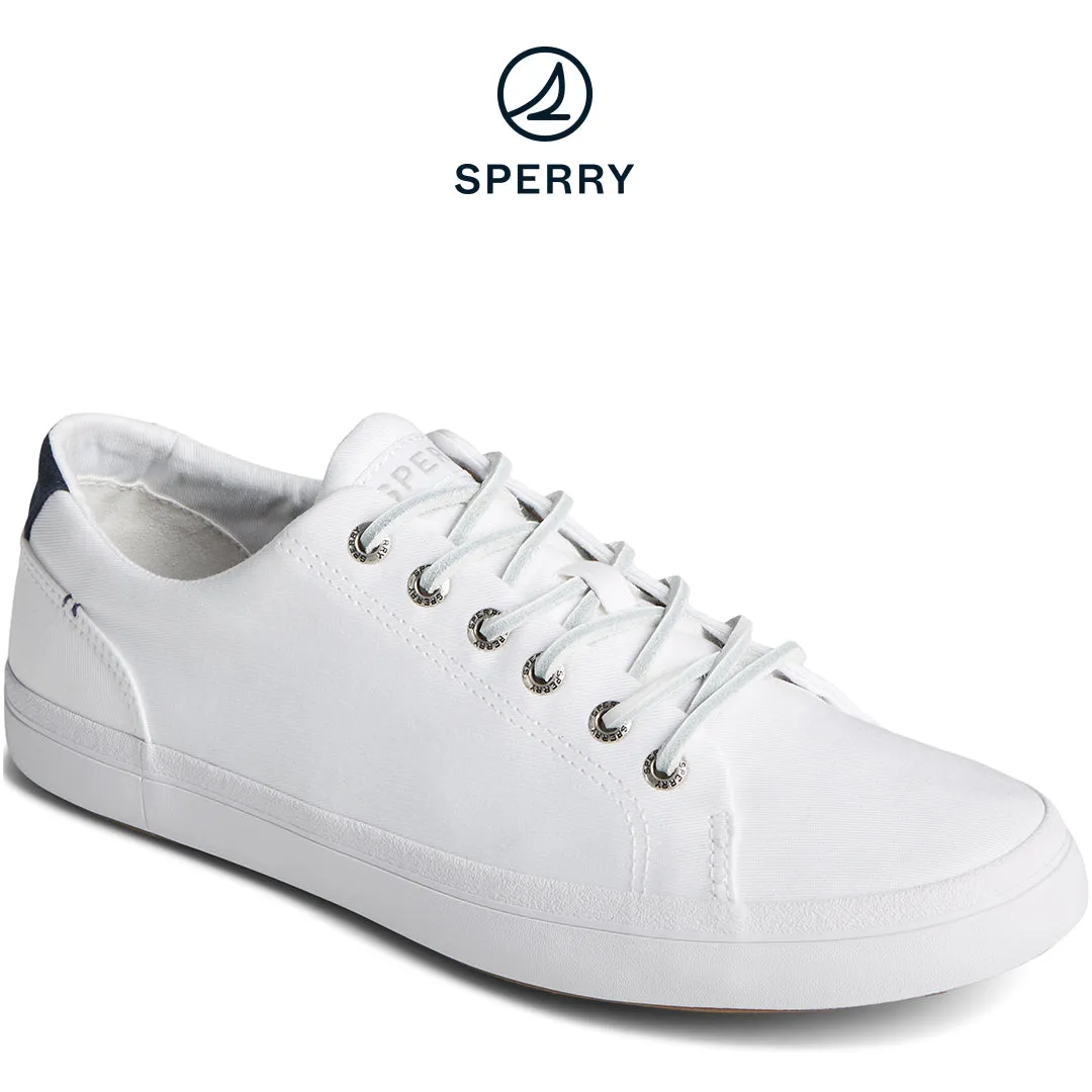 Men's SeaCycled™ Striper II Textile Sneaker White (STS25436)