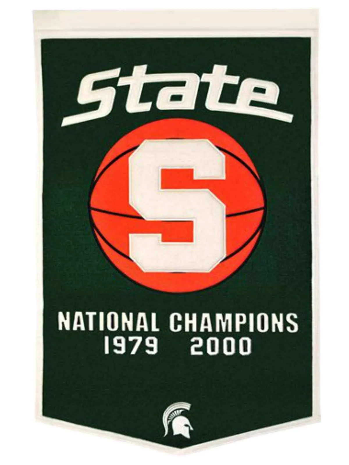 Michigan State Spartans National Basketball Champs Winning Streak Dynasty Banner