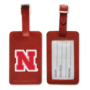 Nebraska Cornhuskers Basketball Luggage Tag