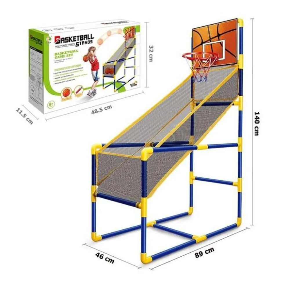 (Net) Children's Movable Basketball Shooting Game Toy