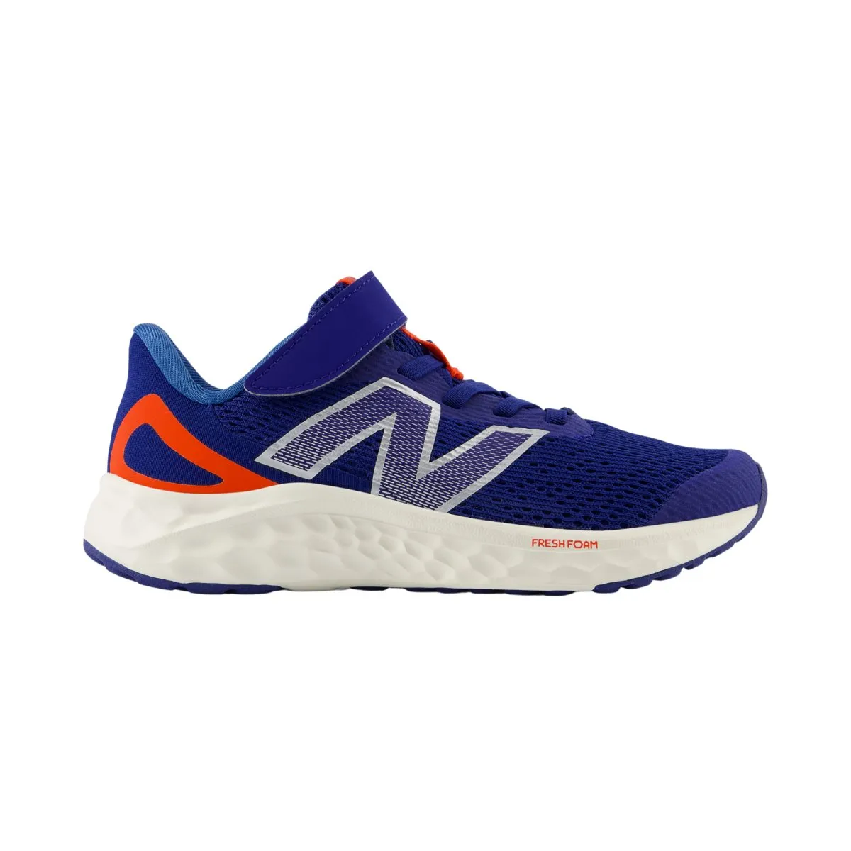 New Balance Boy's (Preschool) Fresh Foam Arishi v4 PAARIYN4 Inkwell/Neo Flame/Silver Metallic