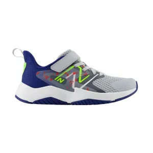 New Balance Boy's (Preschool) Rave Run v2 YTRAVKG2 Granite/Inkwell/Pixel Green