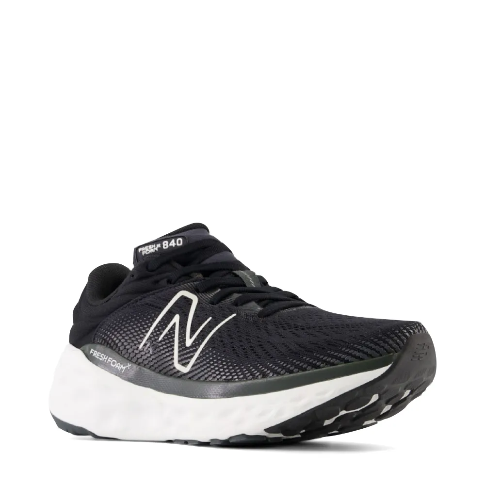 New Balance Women's Fresh Foam X 840v1 Sneaker in Black with Magnet