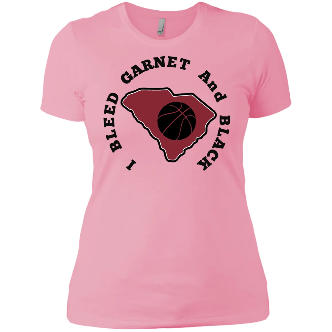 Next Level I Bleed Garnet & Black Ladies' Boyfriend T-Shirt