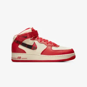 Nike | AIR FORCE 1 MID '07 LX { PALE IVORY/UNIVERSITY RED-BLACK