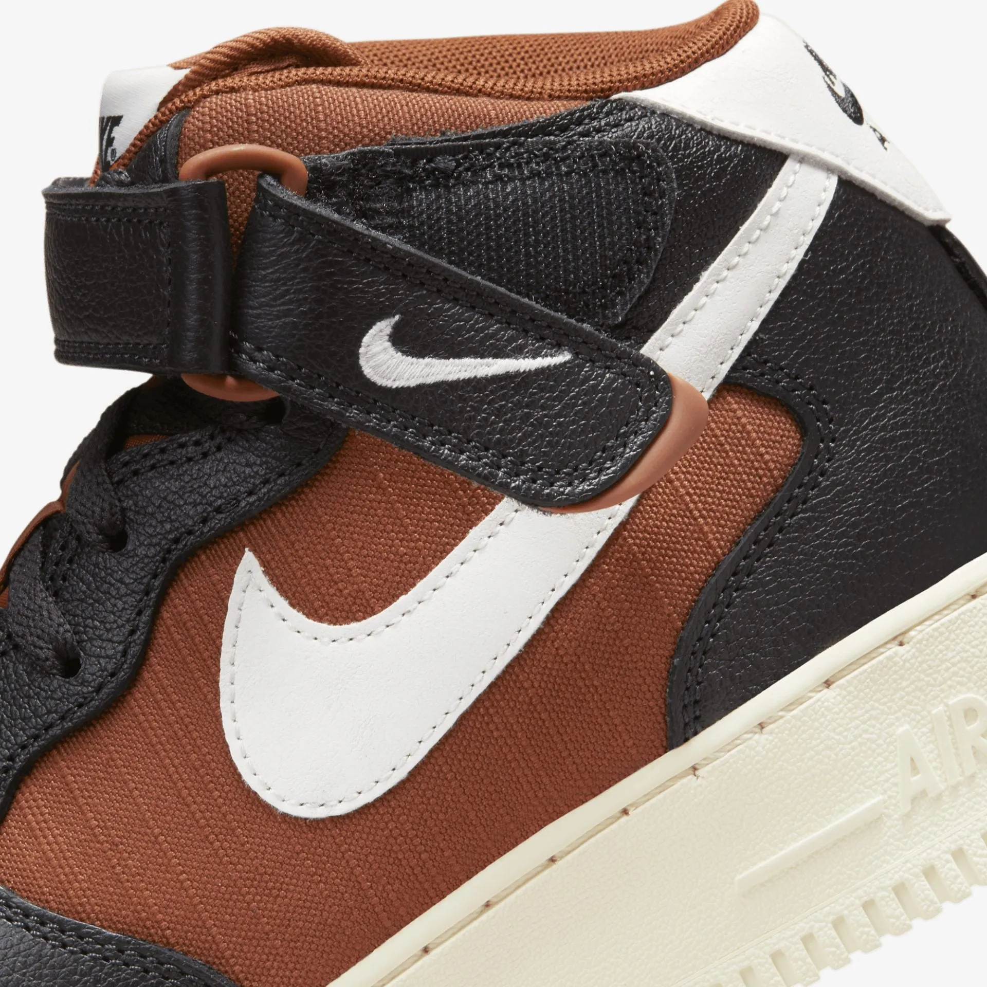 Nike | AIR FORCE 1 MID  { PECAN / APLHA ORANGE