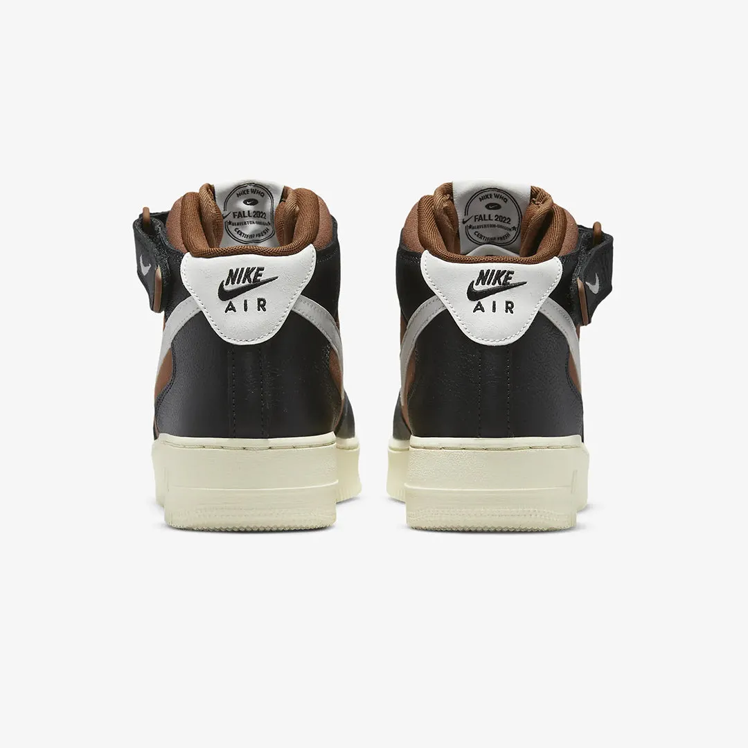 Nike | AIR FORCE 1 MID  { PECAN / APLHA ORANGE