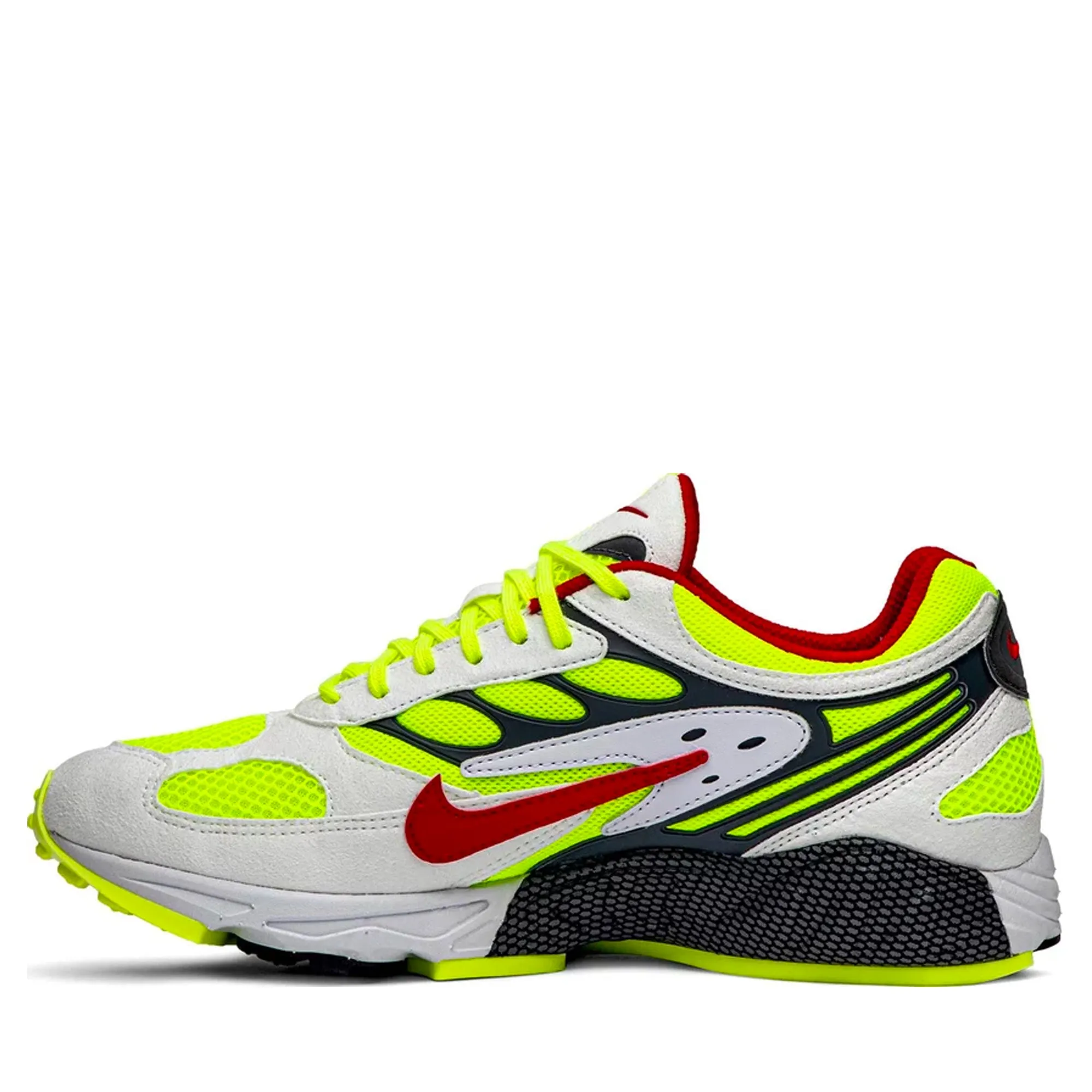 Nike Air Ghost Racer White Atom Red Neon Yellow