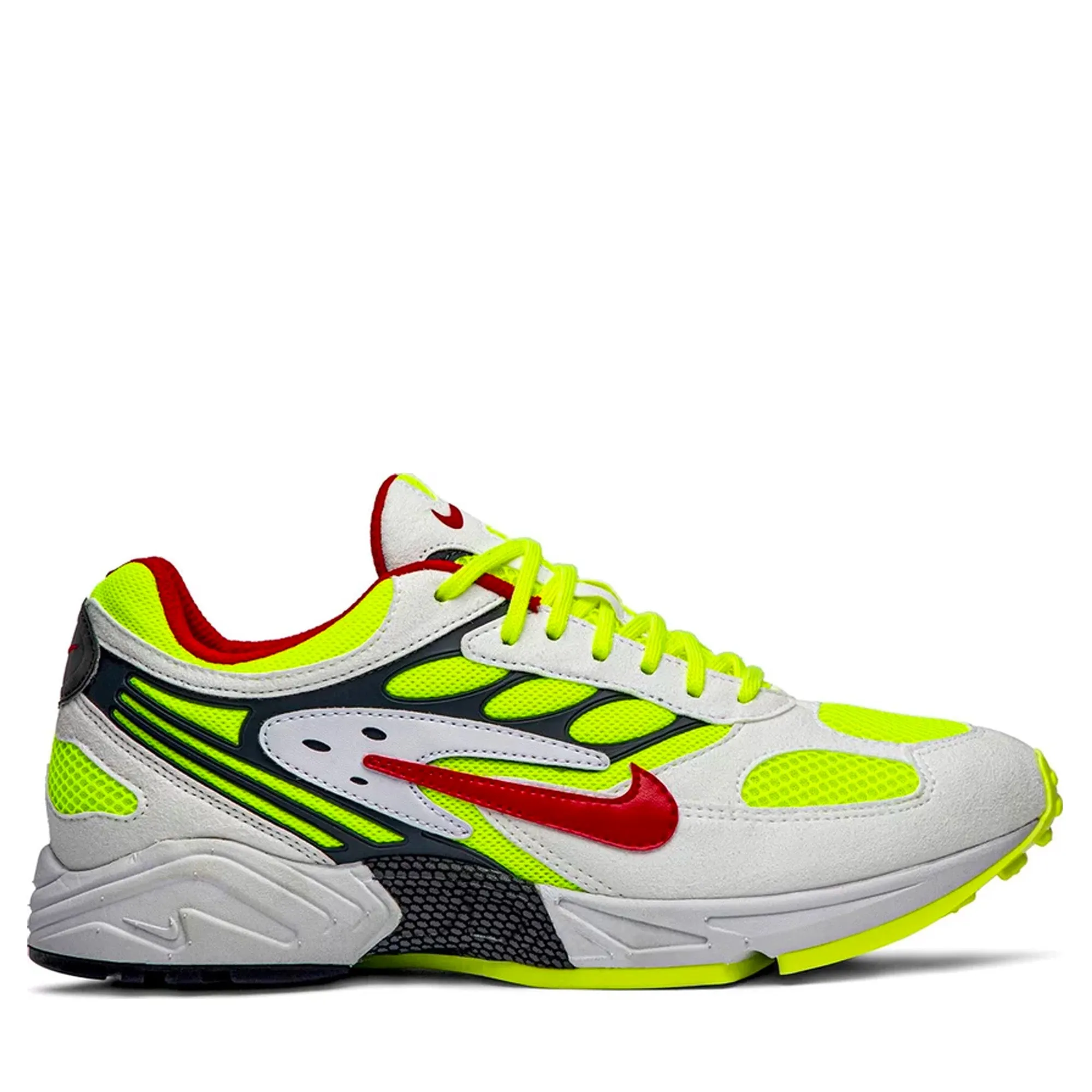 Nike Air Ghost Racer White Atom Red Neon Yellow