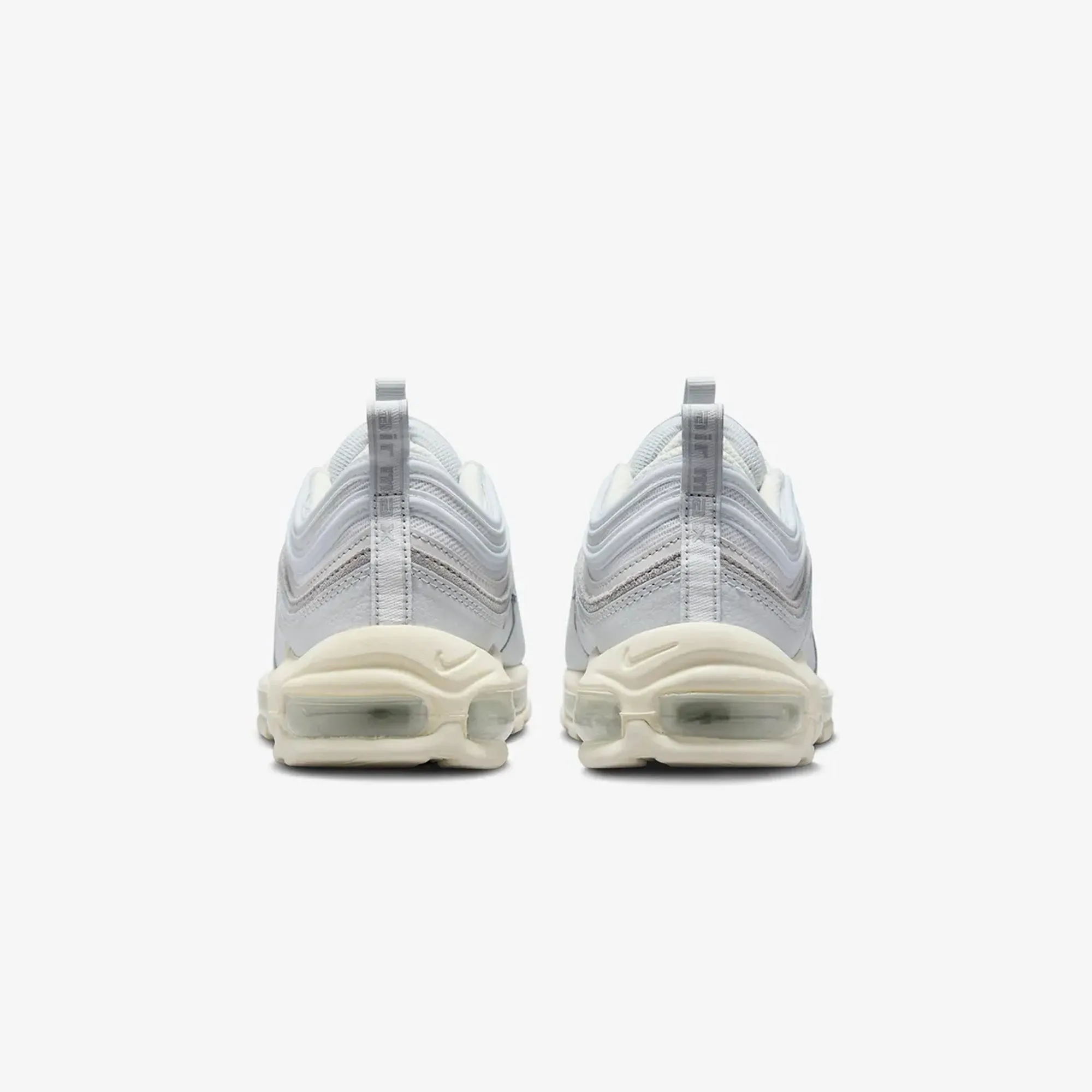 Nike | AIR MAX 97  { PURE PLATINUM/WOLF GREY-WOLF GREY-SAIL