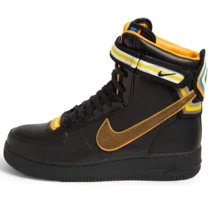 Nike Black Riccardo Tisci Air Force 1 Hi Leather Sneakers