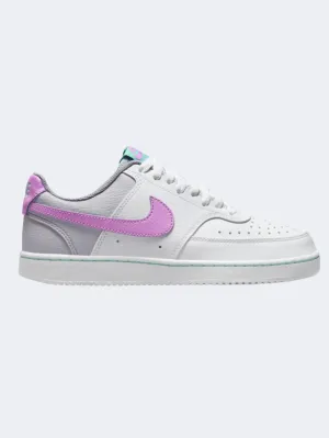 Nike Court Vision Low Next Nature Women Lifestyle Shoes White/Fuchsia