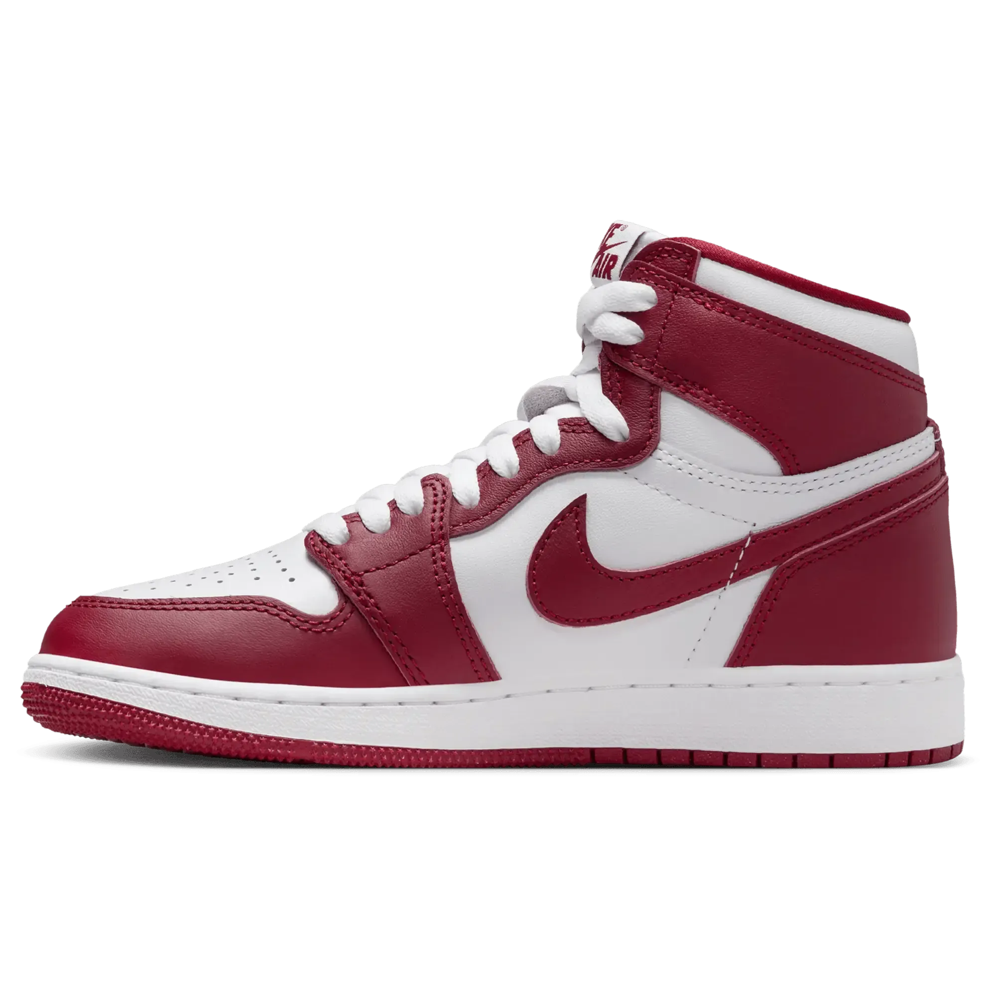 Nike Men's Air Jordan 1 Retro High OG Shoes - White / Team Red