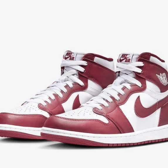 Nike Men's Air Jordan 1 Retro High OG Shoes - White / Team Red