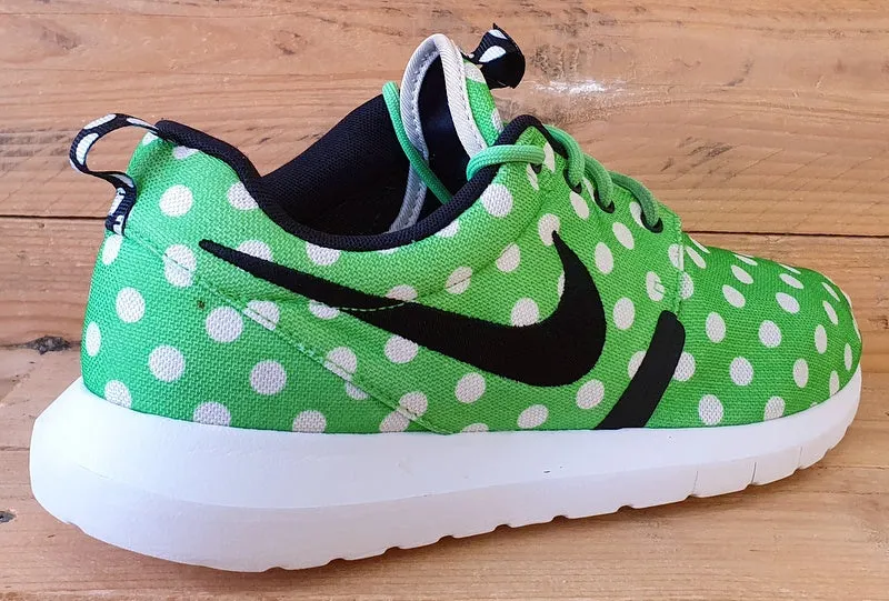 Nike Roshe Run Polka Dot Pack Canvas Trainers UK8/US9/EU42.5 810857-300 Green