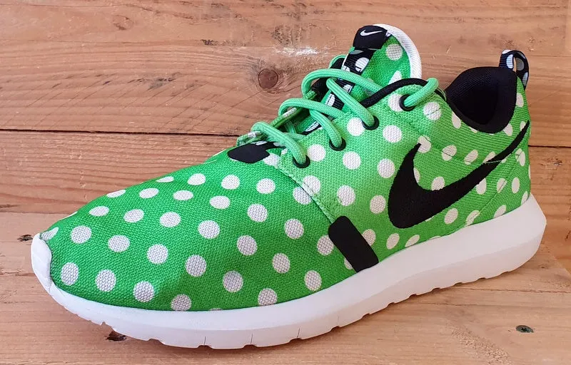 Nike Roshe Run Polka Dot Pack Canvas Trainers UK8/US9/EU42.5 810857-300 Green