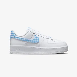 Nike | WMN'S AIR FORCE 1 '07 { WHITE/UNIVERSITY BLUE