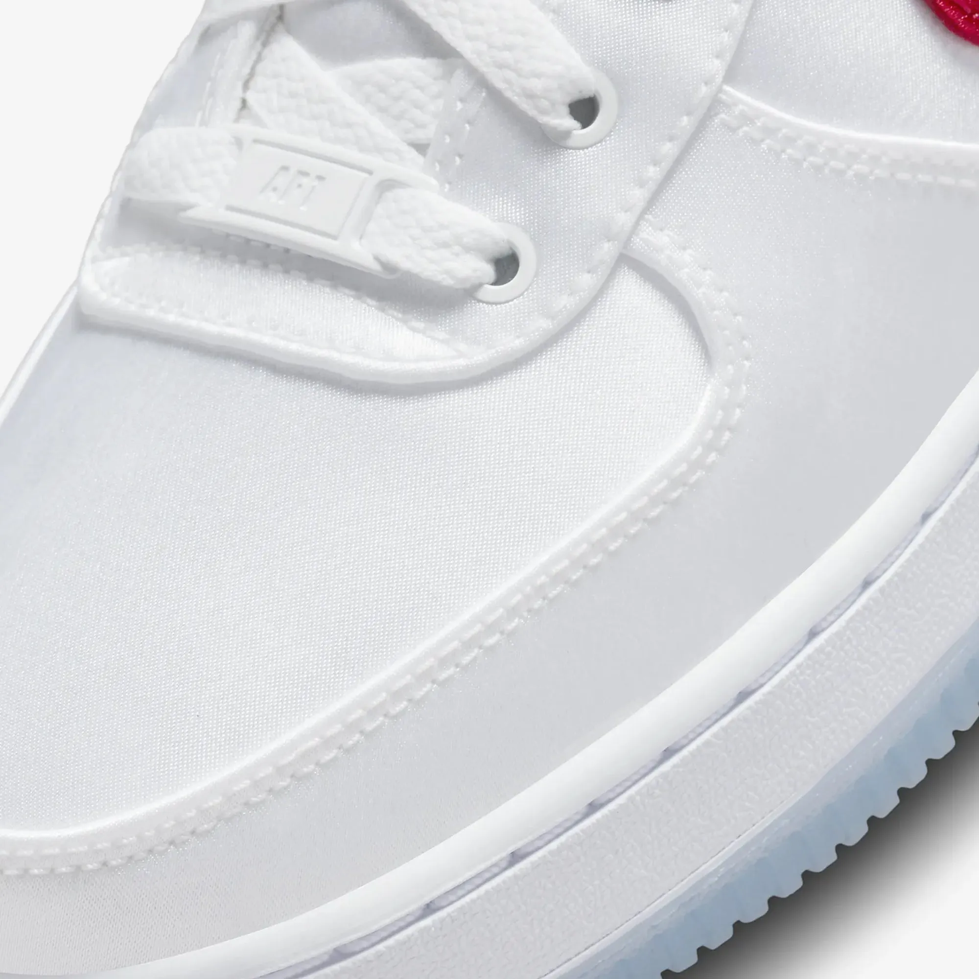 Nike | WMN'S AIR FORCE 1 '07 { WHITE/VARSITY RED