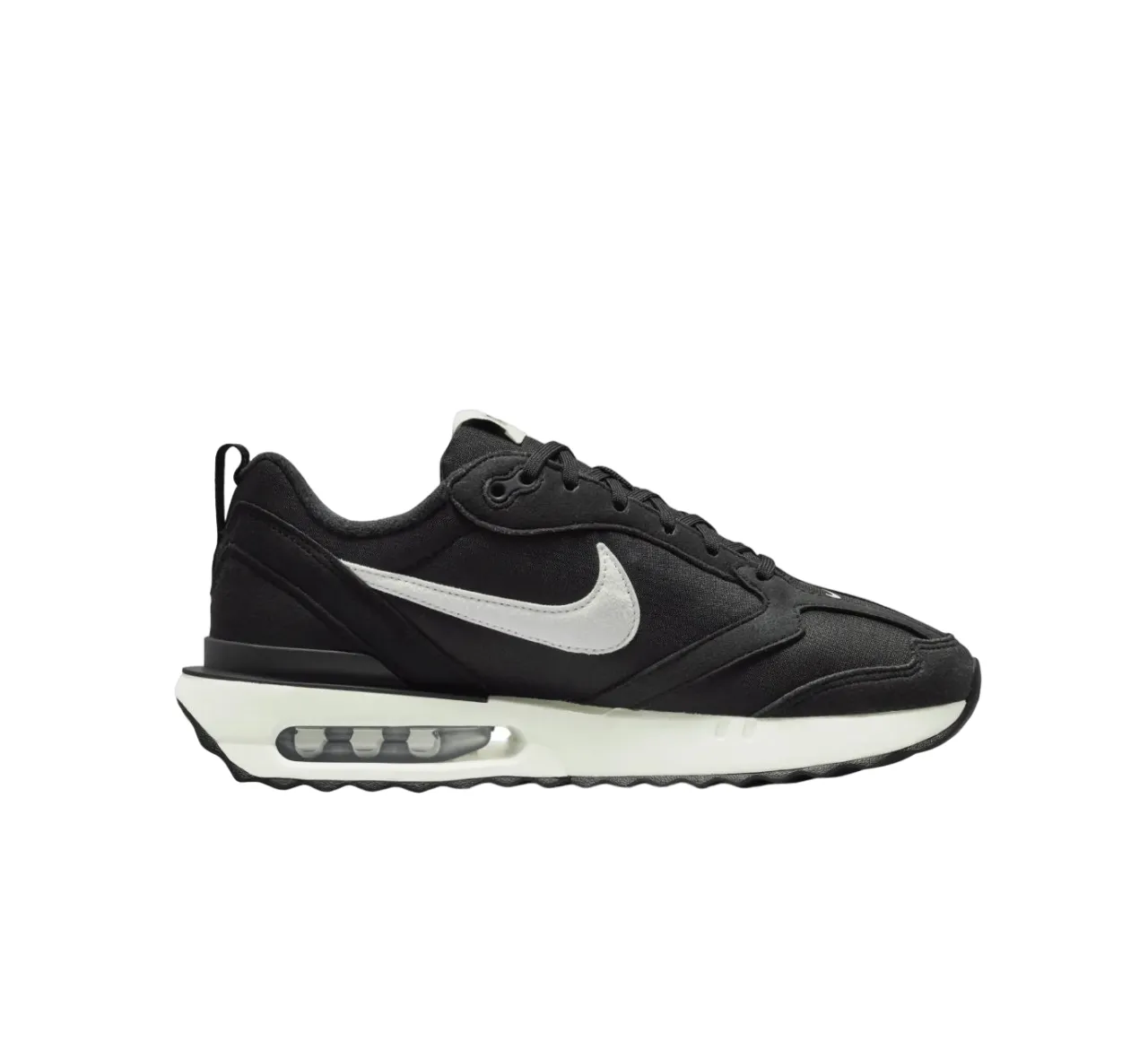 Nike Womens Air Max Dawn Black/ Summit White Athletic Shoes