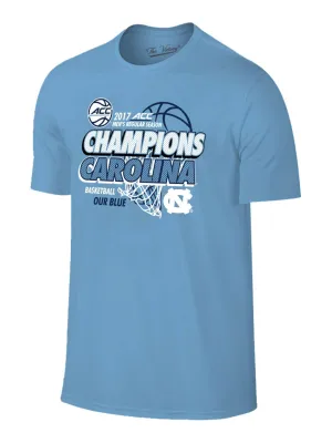 North Carolina Tar Heels 2016-2017 ACC Basketball Season Champions T-Shirt