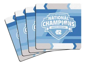 North Carolina Tar Heels 2017 Basketball Champions Coasters (4 Pack)