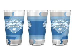 North Carolina Tar Heels 2017 NCAA Champions Sublimated Pint Glass (16oz)