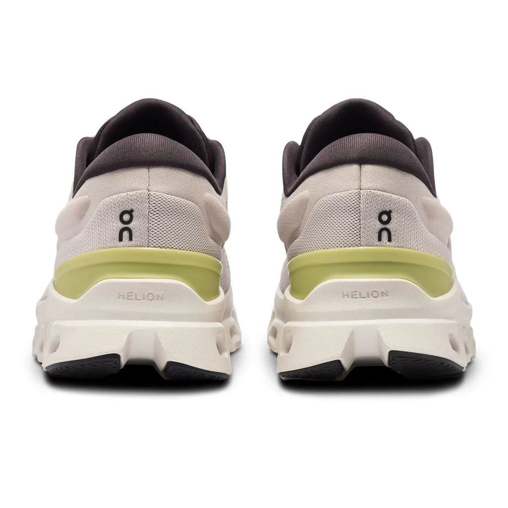 On Women's Cloudstratus 3 Running Shoes Pearl / Ivory