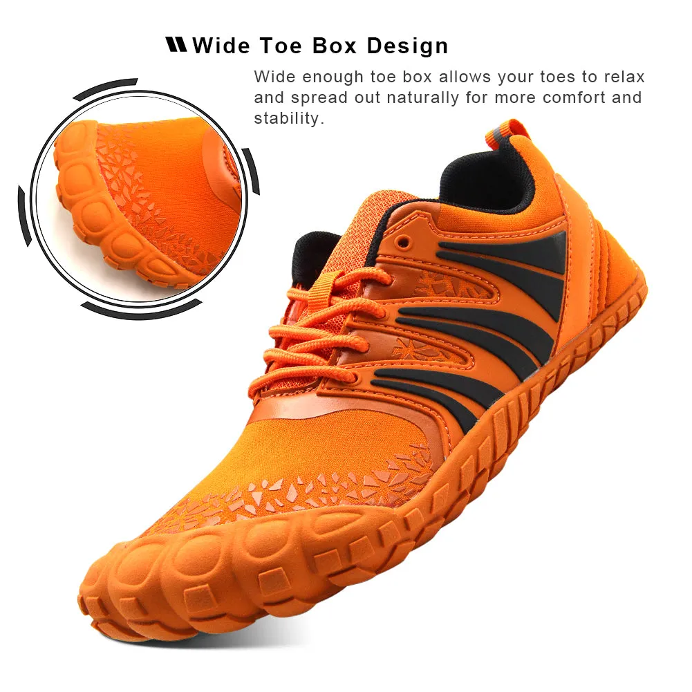 Oranginer Men's Barefoot Minimalist Cross Training Shoes OB1 - Orange