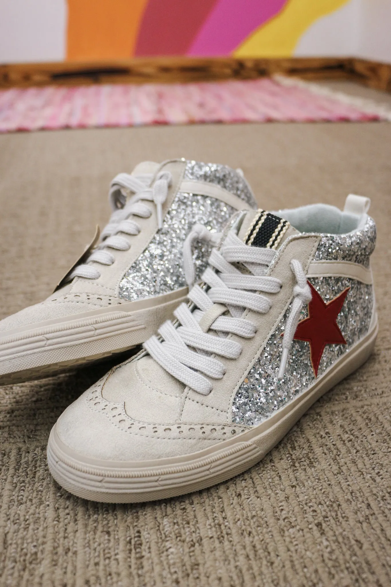 Paulina High Top Sneakers By ShuShop -2 Colors