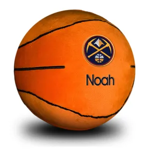 Personalized Denver Nuggets Plush Basketball