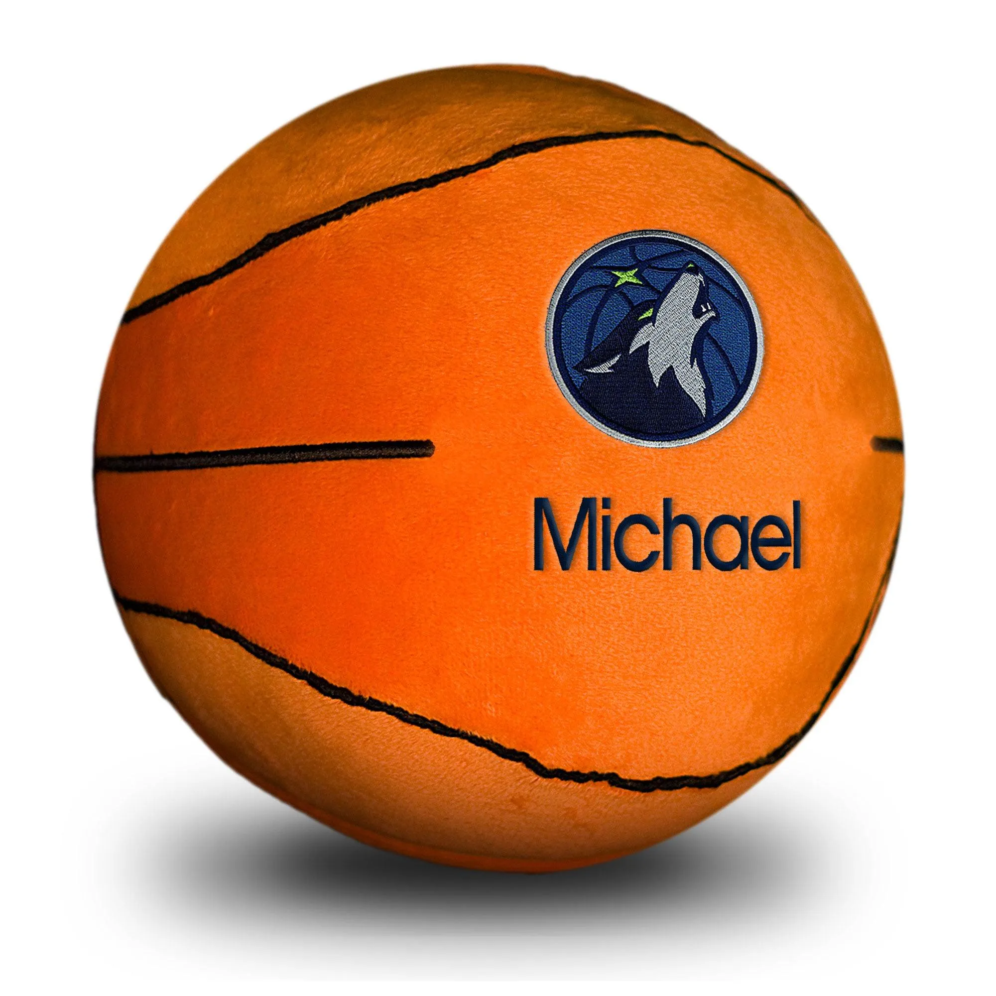 Personalized Minnesota Timberwolves Plush Basketball