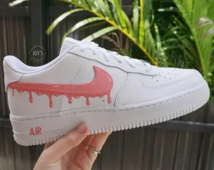 Pink Drip Custom Air Force 1