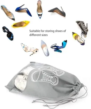 Portable Travel Shoe Bag Waterproof Large Capacity Shoes Bags (Each bag holds 1 pair of shoes)