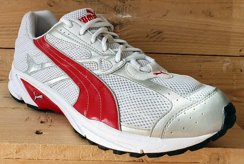 Puma Aeroline Low Textile Trainers UK9.5/US10.5/EU44 180901 06 White/Red/Silver