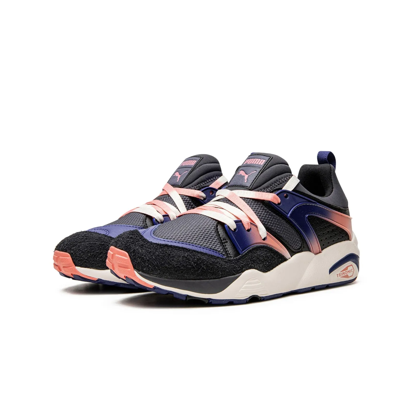 Puma Blaze of Glory Psychedelics (Ebony-Carnation Pink) Men's Shoes 387576-02