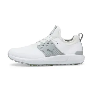 Puma IGNITE ARTICULATE Wide Golf Shoes - Puma White/Puma Silver