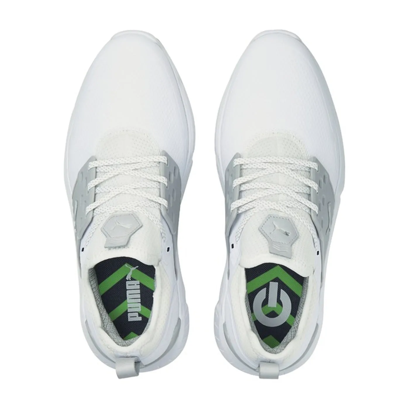 Puma IGNITE ARTICULATE Wide Golf Shoes - Puma White/Puma Silver