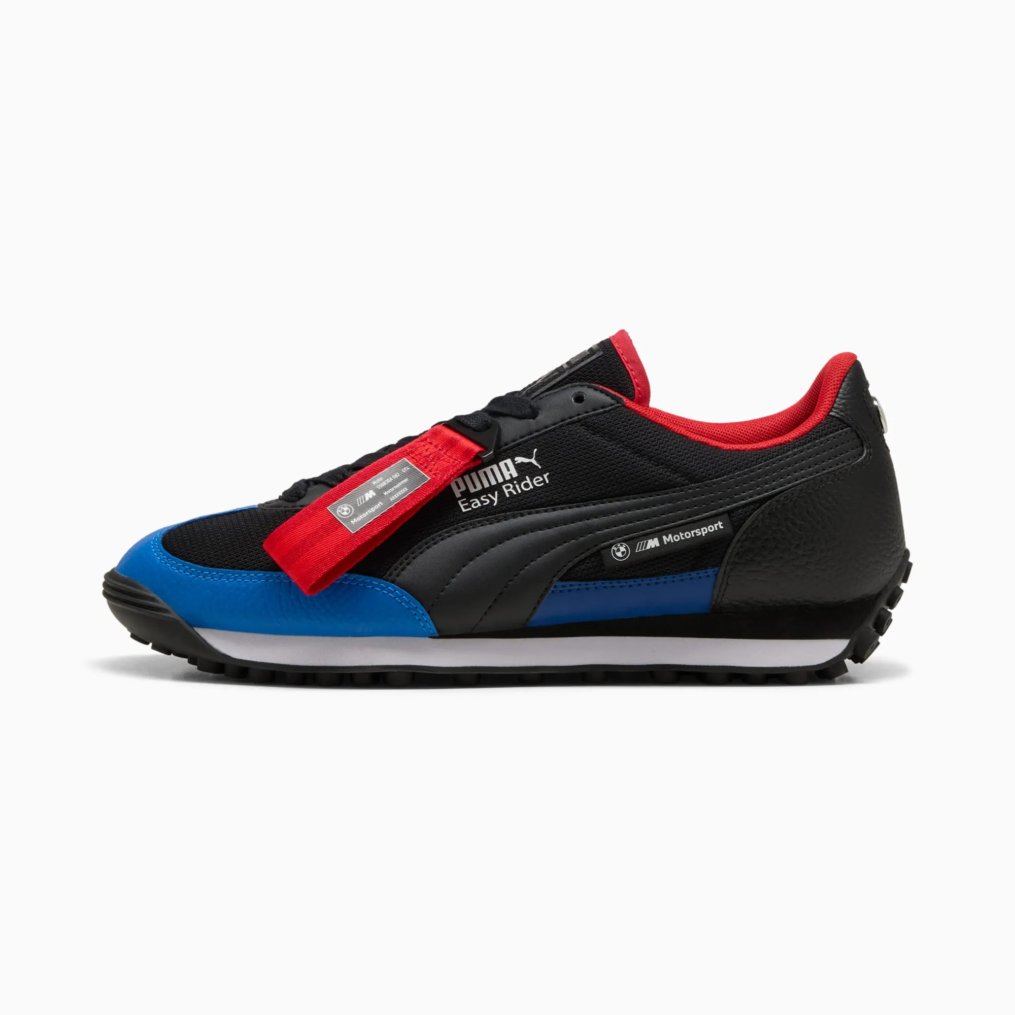 Puma Men's Bmw M Motorsport Easy Rider Shoes - Puma Black / Cool Cobalt