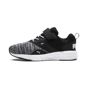 Puma Unisex-Child NRGY Comet V PS White Black Running Shoe - 11 UK (19067604)