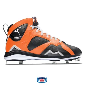 "Orange Dream" Jordan 7 Retro Cleats