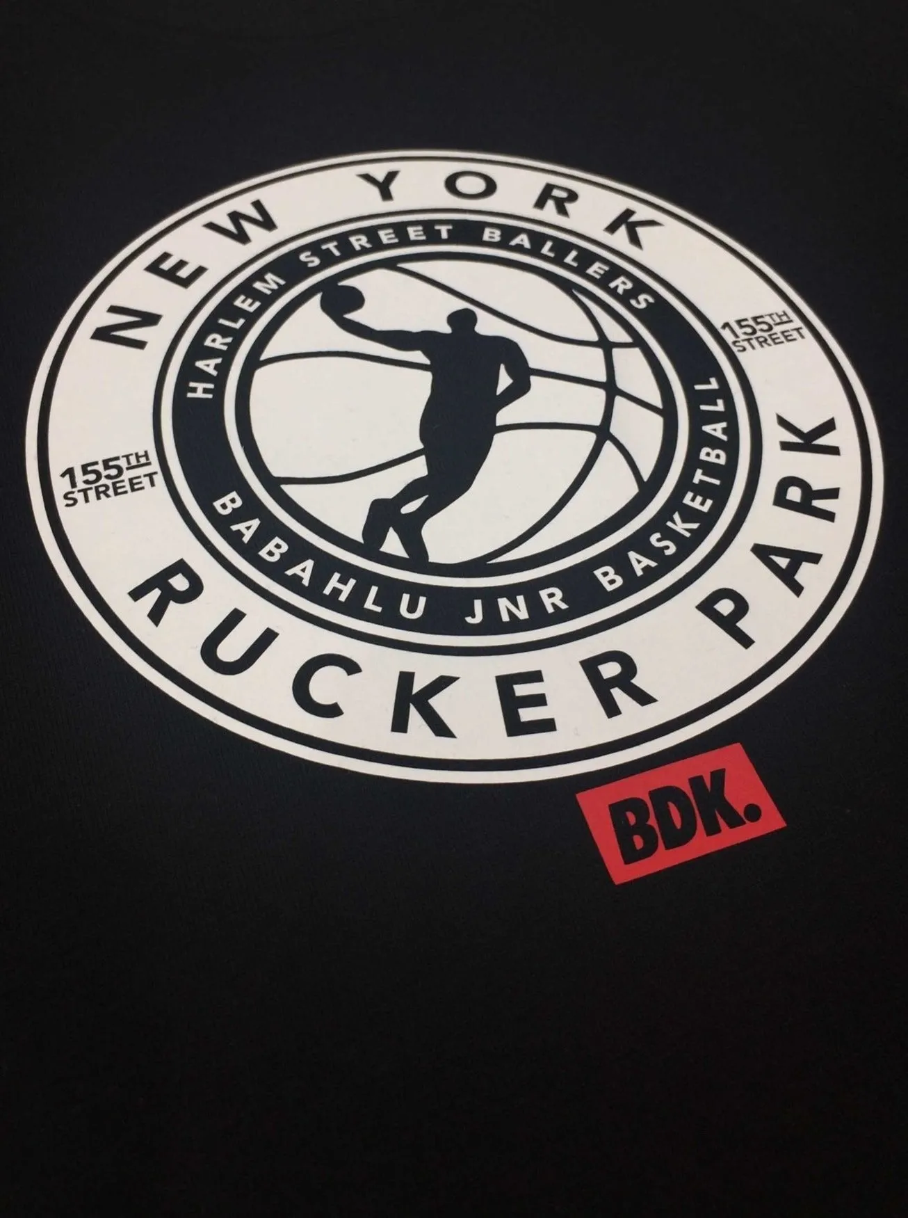 "Rucker Park New York" Basketball T Shirt