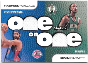 Rasheed Wallace, Kevin Garnett, One on One, 2008-09 Skybox Basketball NBA